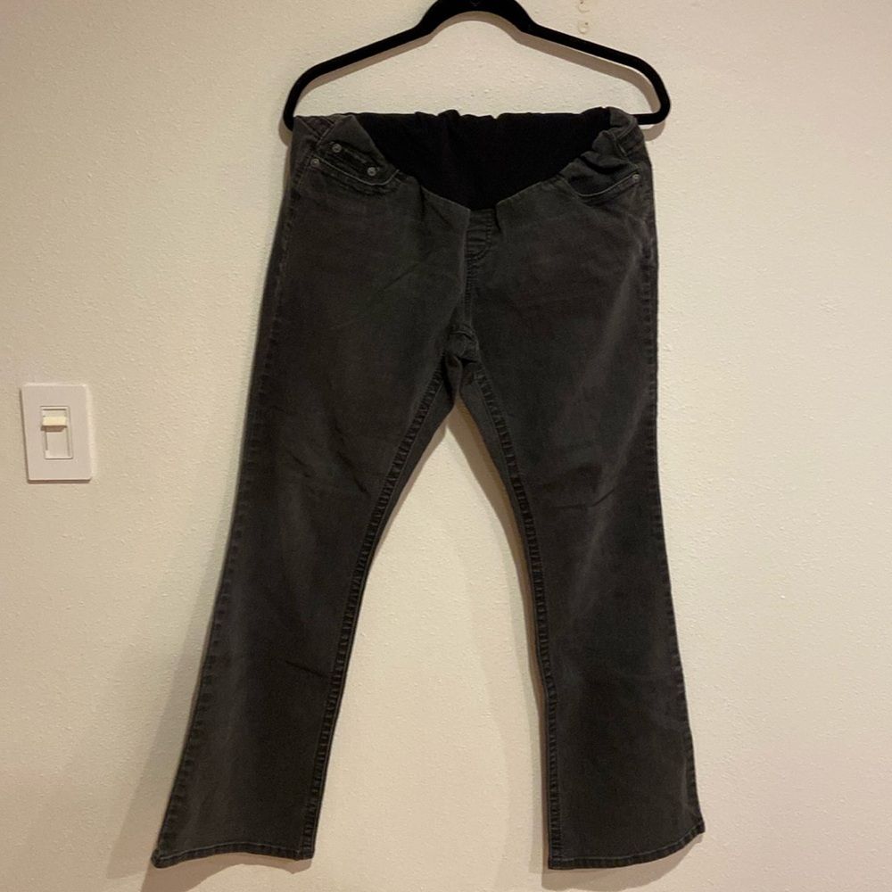 Maternity black jeans, Size Large